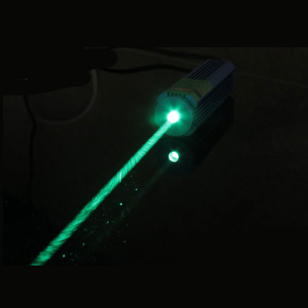 515nm/520nm 50mW~150mW Focus Adjustable Grass Green Laser Module - Click Image to Close